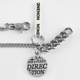 BLACK CIRCLE KEYRING_L