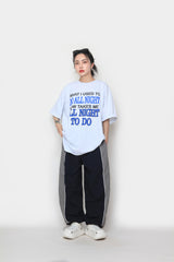 オールナイトレタリングショートスリーブTシャツ / All Night Lettering Short Sleeve T-shirt