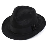 BU Soft Summer Black Long Fedora (6589932044406)