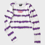サイロスロングスリーブクロップTシャツ/CIROS LONG SLEEVE CROP TEE (VIOLET)