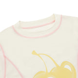 ビッグチェリークロップラッシュガード / BIG CHERRY CROP RASHGUARD [IVORY]