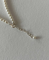 [92.5silver]  スワールパールネックレス_3mm