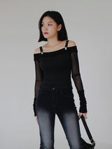 オフロングウォーマーTシャツ / off long warmer T-shirt