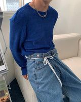 ベルベット ニット Tシャツ / DA Velvet Knit T-shirt (2 colors)