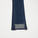 ハイウェストセミブーツカットスパンデックスデニムパンツ/HIGH WAIST SEMI BOOTSCUT SPANDEX DENIM PANTS [6861]