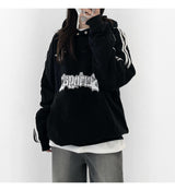 (ユニセックス) トラックスポーティーオーバーフードTシャツ / (Unisex) Track Sporty Over Hoodie T (3colors)