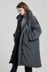 MOSS 2 HIGH-NECK HOOD PARKA [CHARCOAL] (6613808087158)