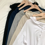 チャランスナップリブTシャツ