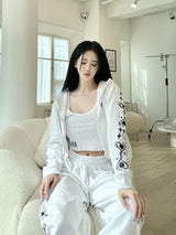 ハートスウェットパンツ/[High quality] 846. Heart sweat pt (2color)
