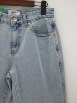 フレアライトブルーブーツカットパンツ / Flared light blue bootcut pants
