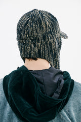BSRABBIT EARFLAP HAT MULTI GREEN