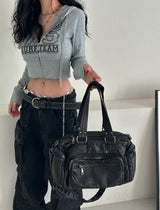 Vintage cargo tote shoulder bag