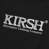 ユニハンドドローイングロゴワーディングtシャツ