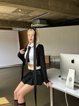 フロムスクールスカート / From school sk (black)
