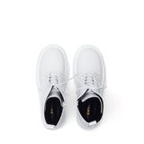 Lace-Up Short Walker Boots(White)
