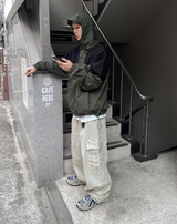 ピグメントワイドカーゴパンツ
