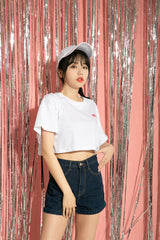 オリジナルクロップTシャツ/TOP(8610) original crop tea