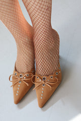 sand glitter mesh tights (2colors)