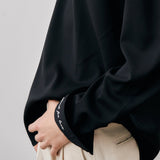 オーバーフィットプルオーバーシャツ/Overfit Pullover Shirts S58 Black