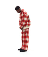 BRUSHED FLANNEL PANTS (RED)