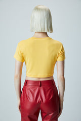 グラフィックプリントクロップドTシャツ / GRAPHIC PRINT CROPPED T-SHIRT