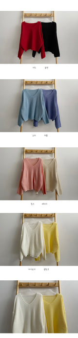 ヒルズハーフクロップドVニットウェア / Hills Half Cropped V-Knitwear