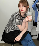 ストライプTシャツ