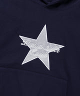ダブルスターロゴクロップドフーディー / W STAR LOGO CROPPED HOODIE NAVY(CV2CFFM401A)