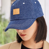 VA Square Denim Label Ballcap / Medium Blue