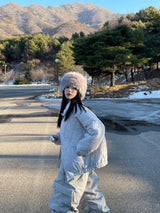 Temperature padding wide pants 
