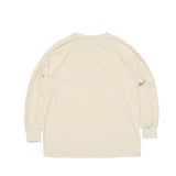 クラシックロゴテリーロングスリーブ / BSR2223FWPO087 CLASSIC LOGO TERRY LONG SLEEVE CREAM