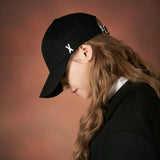 Matte stud over fit ball cap