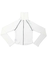 パイピングタートルネックTシャツ