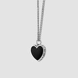 BLACK LOVE NEC SILVER925(DOODLE) (6685152837750)