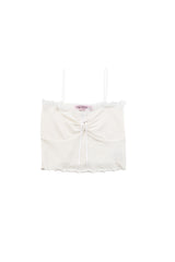 lace top warmer set - ivory