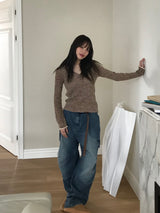 Cowhide mesh belt