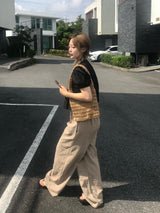 Allium pintuck blouse