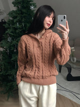 Siren knit hood