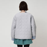 HEART REVERSIBLE JACKET_BABY BLUE