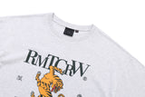 リールタイガーTシャツ/REEL TIGER TEE SHIRT_LIGHT GREY