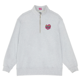 PINK MUCKBO ZIP PULLOVER