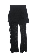 紅煙 Flower lace pantskirt