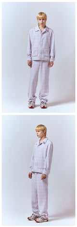 リバティーツイードジャケット/LIBERTY TWEED JACKET [PINK]