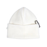 BBD Side Patch Long Beanie (White)