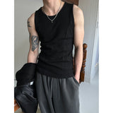 [MUSCLE FIT] ダブルカットノースリーブ(3color)