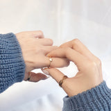 ムードハートレイヤードリング / Mood heart layered ring (2 color)