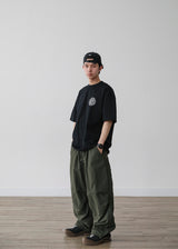  LEO WIDE NYLON PANTS 