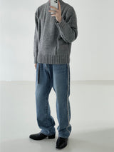 Cube embossed knit 