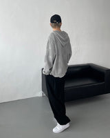 ノアール２wayフードジップアップ / Noir Two-Way Hood Zip-Up (4 colors)