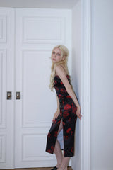 ROSE SLIT DRESS[red]